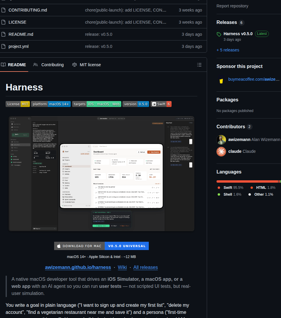 Awizemann Harness screenshot