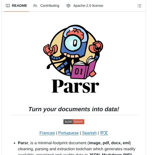 Axa Group Parsr screenshot