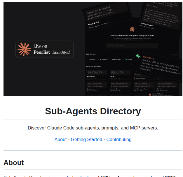 Ayush That Sub Agents.directory screenshot