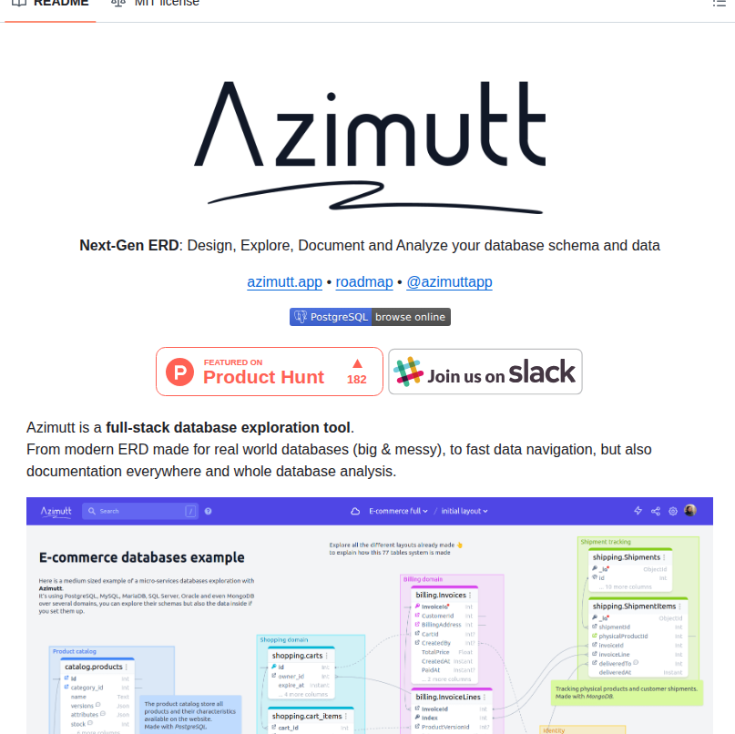 Azimuttapp Azimutt screenshot