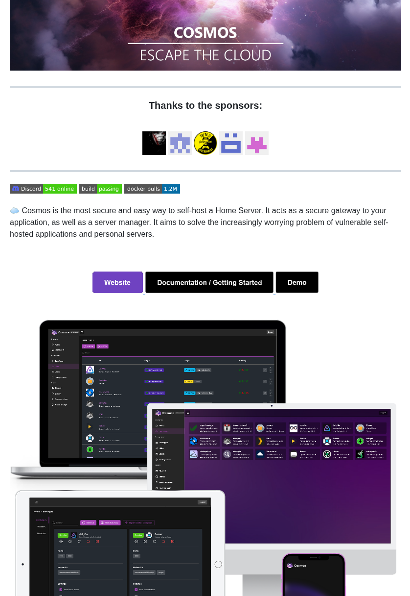 Azukaar Cosmos Server screenshot