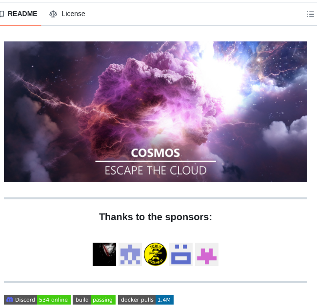Azukaar Cosmos Server screenshot