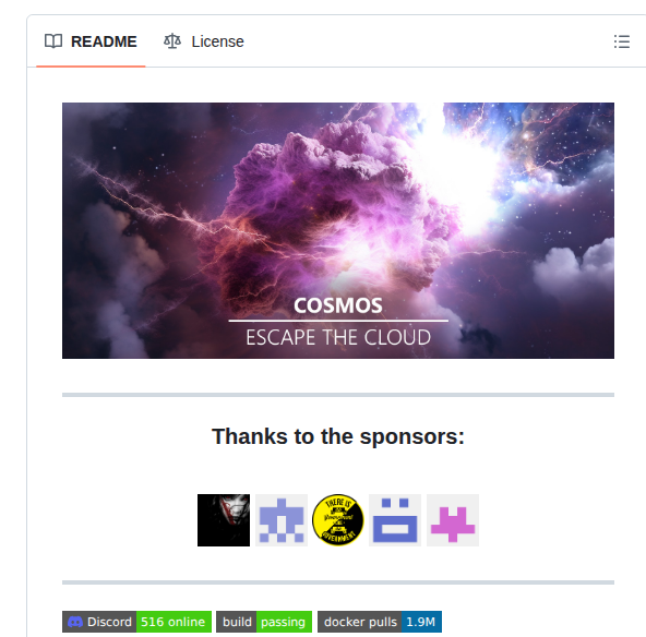 Azukaar Cosmos Server screenshot