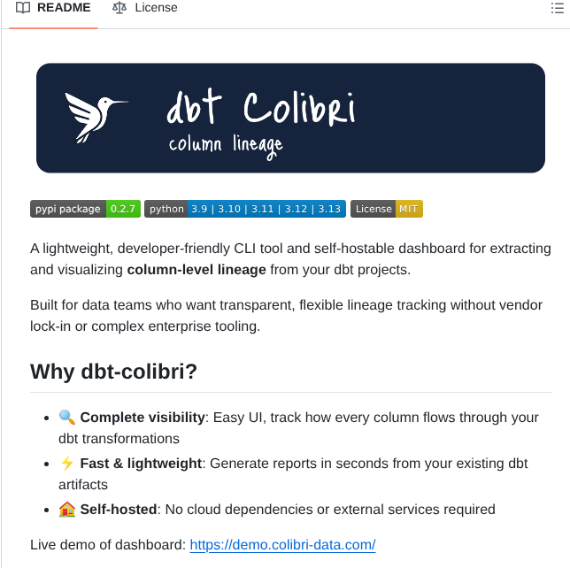 B Ned Dbt Colibri screenshot