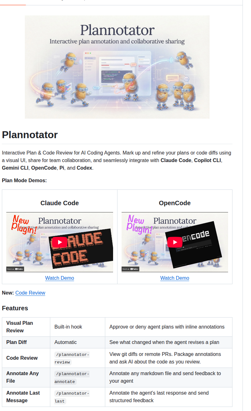 Backnotprop Plannotator screenshot