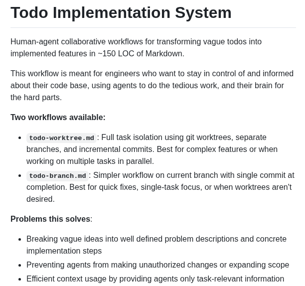 Badlogic Claude Commands screenshot