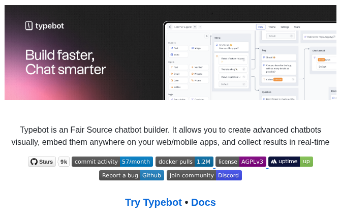 Baptistearno Typebot.io screenshot