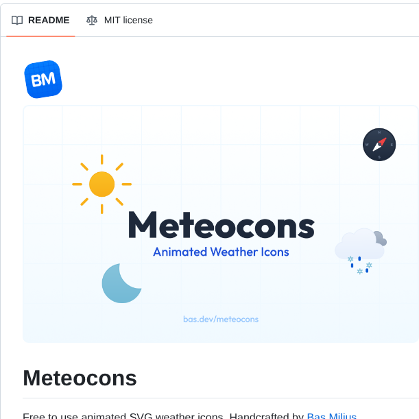 Basmilius Weather Icons screenshot