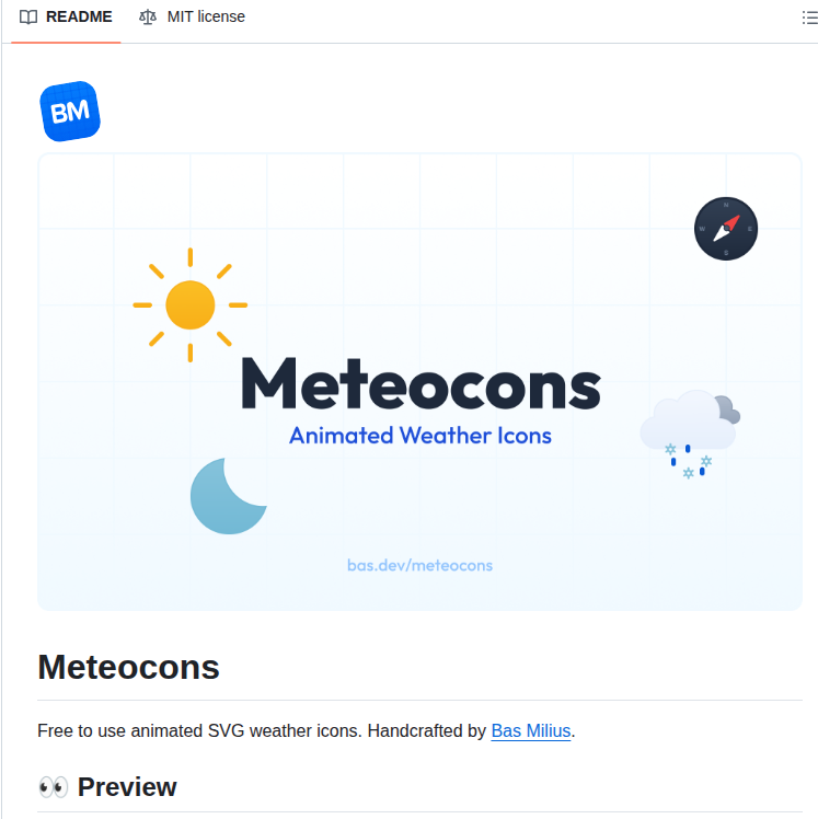 Basmilius Weather Icons screenshot