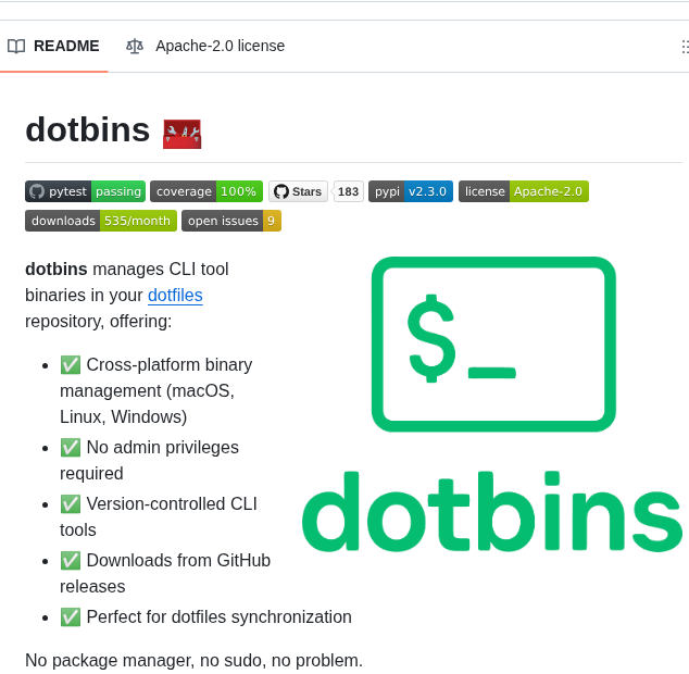 Basnijholt Dotbins screenshot