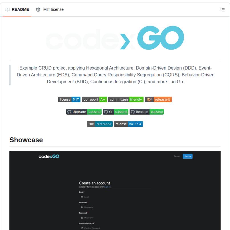 Bastean Codexgo screenshot