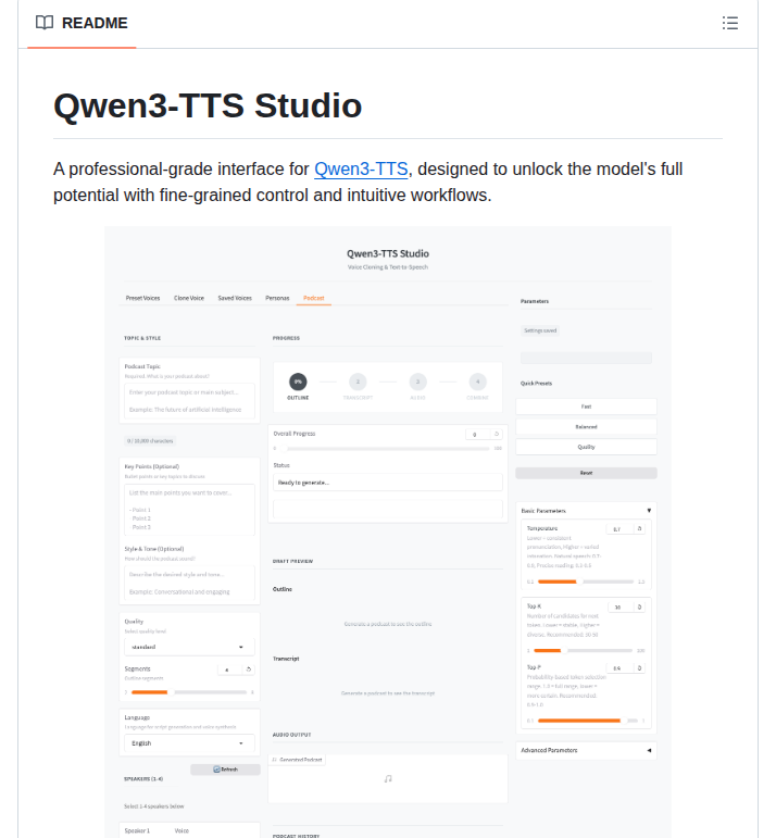 Bc Dunia Qwen3 Tts Studio screenshot