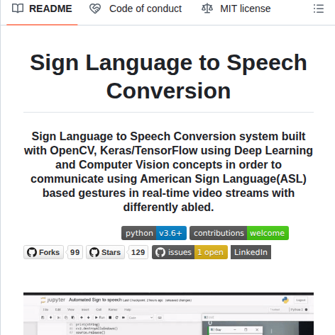 Beingaryan Sign To Speech Conversion screenshot