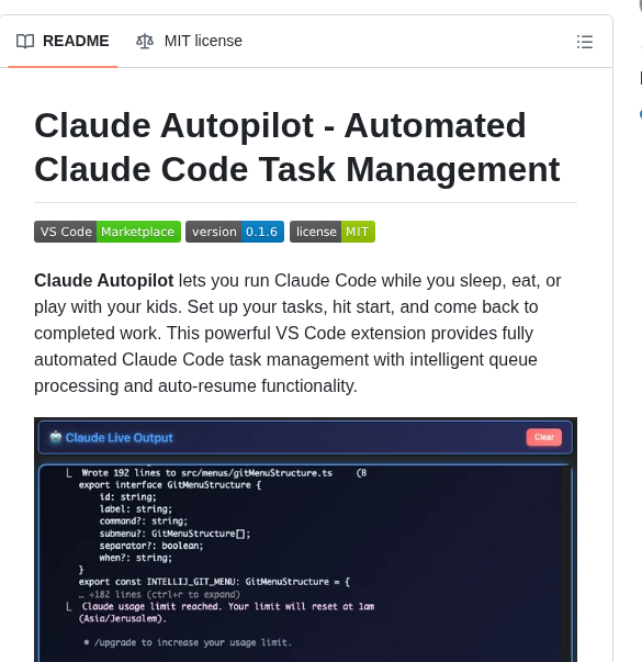 Benbasha Claude Autopilot screenshot