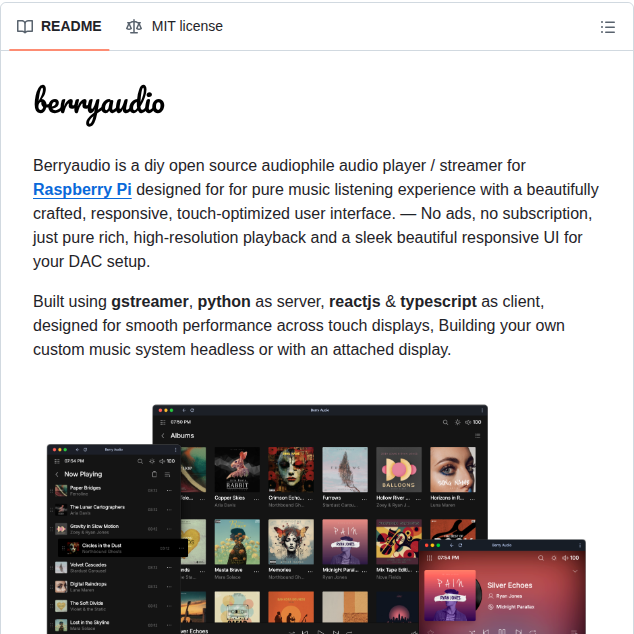 Berry Audio Berryaudio screenshot