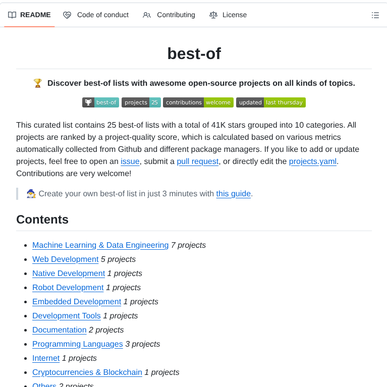Best Of Lists Best Of screenshot