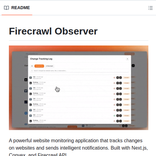 Bhavesh95863 Firecrawl Observer screenshot