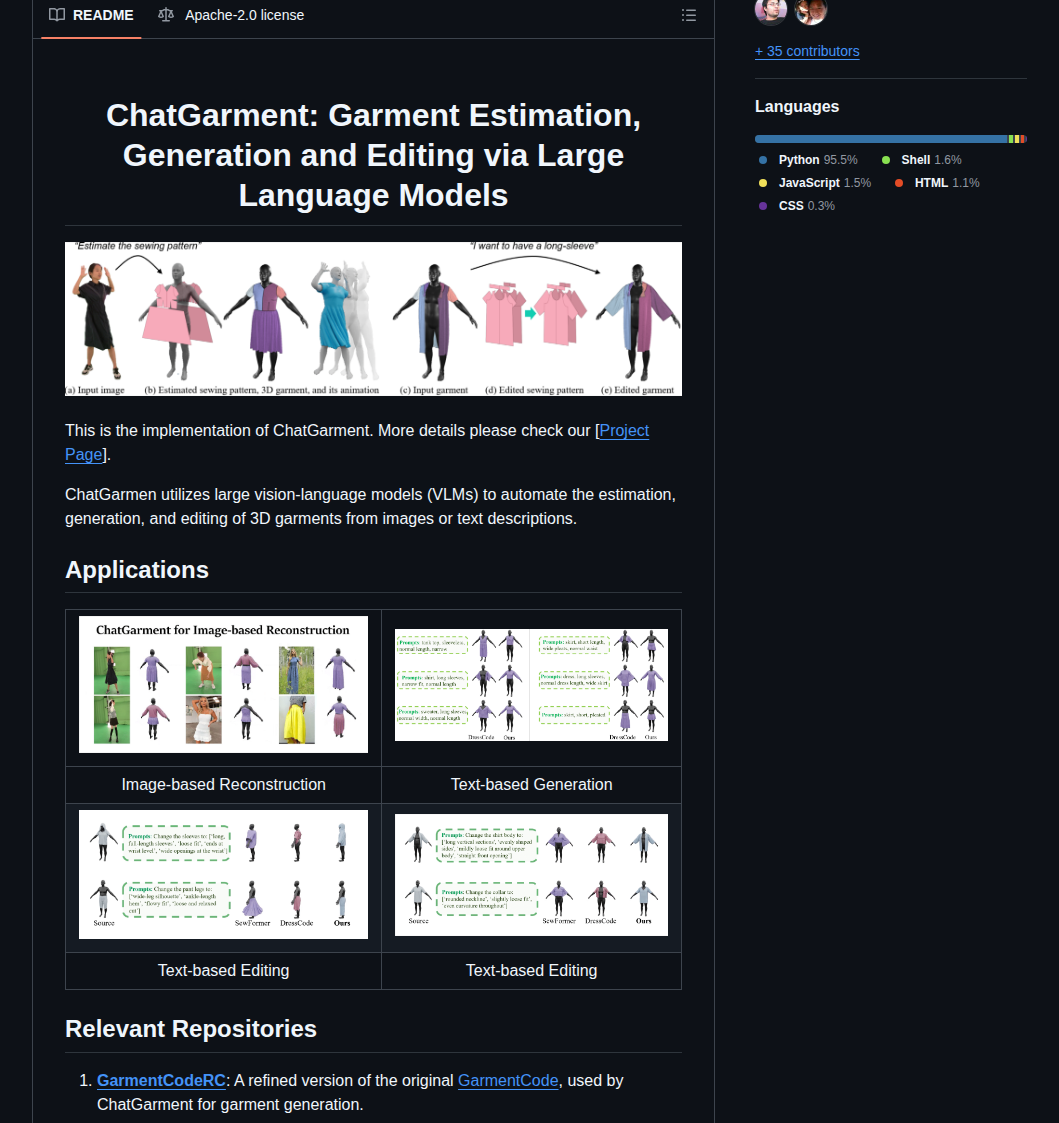 Biansy000 Chatgarment screenshot