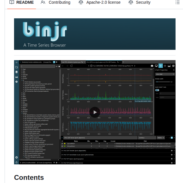 Binjr Binjr screenshot