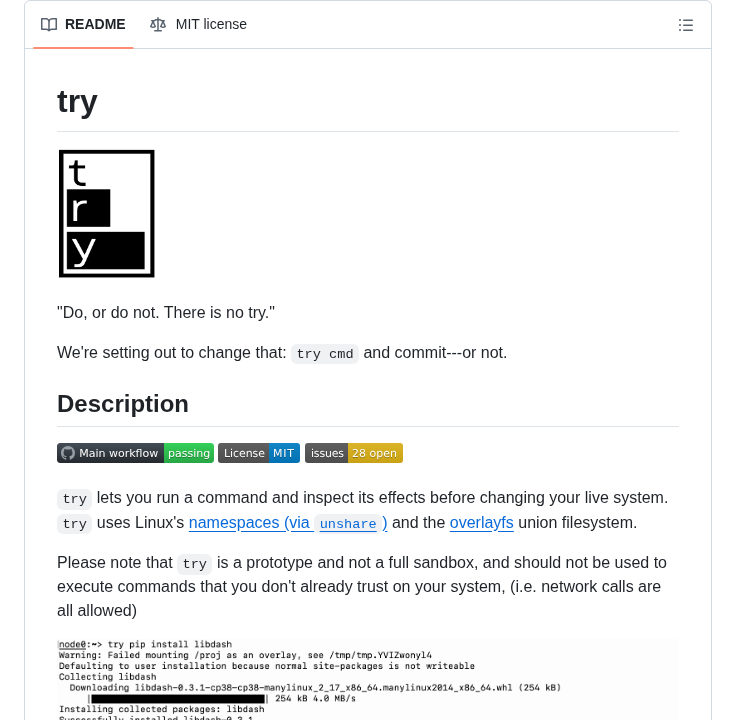 Binpash Try screenshot