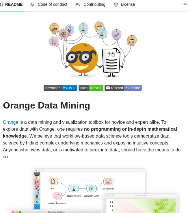Biolab Orange3 screenshot