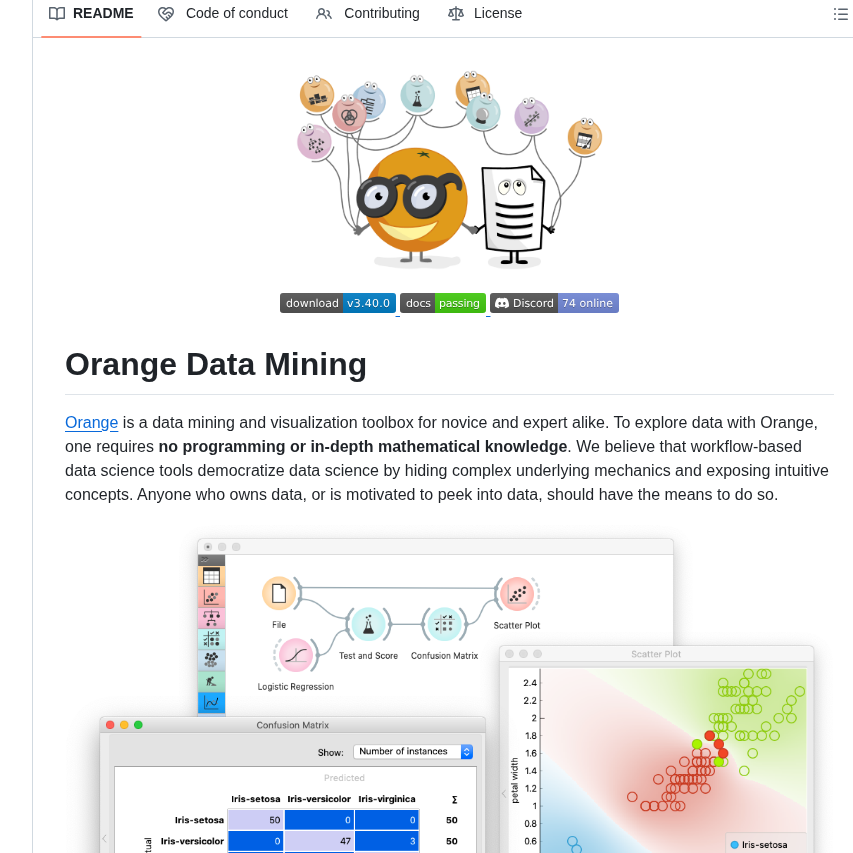 Biolab Orange3 screenshot