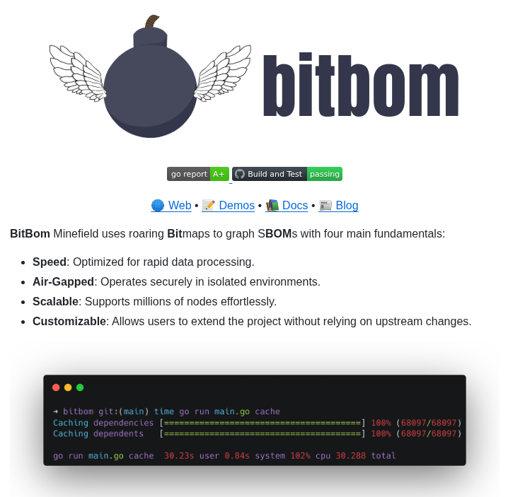 Bitbomdev Minefield screenshot