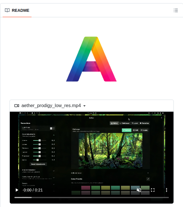 Bjarneo Aether screenshot