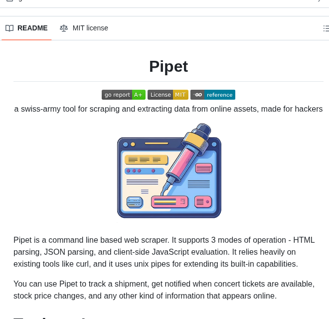 Bjesus Pipet screenshot