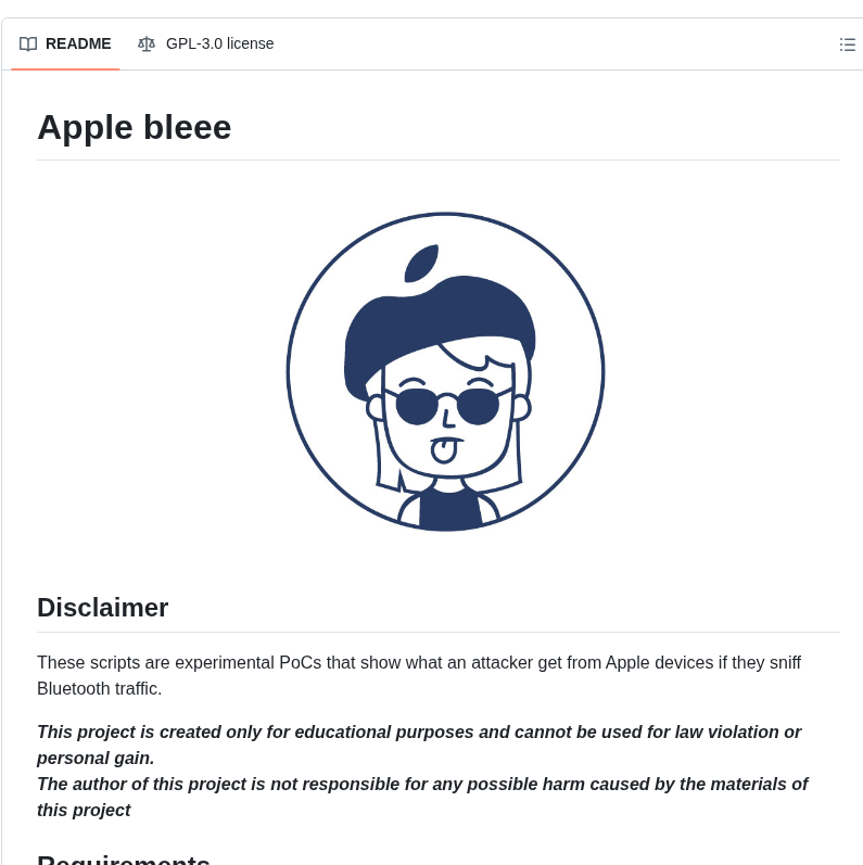 Bkerler Apple_bleee screenshot