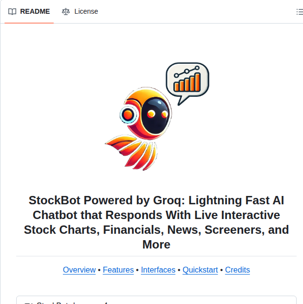 Bklieger Groq Stockbot On Groq screenshot