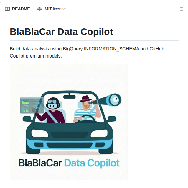 Blablacar Data Copilot screenshot