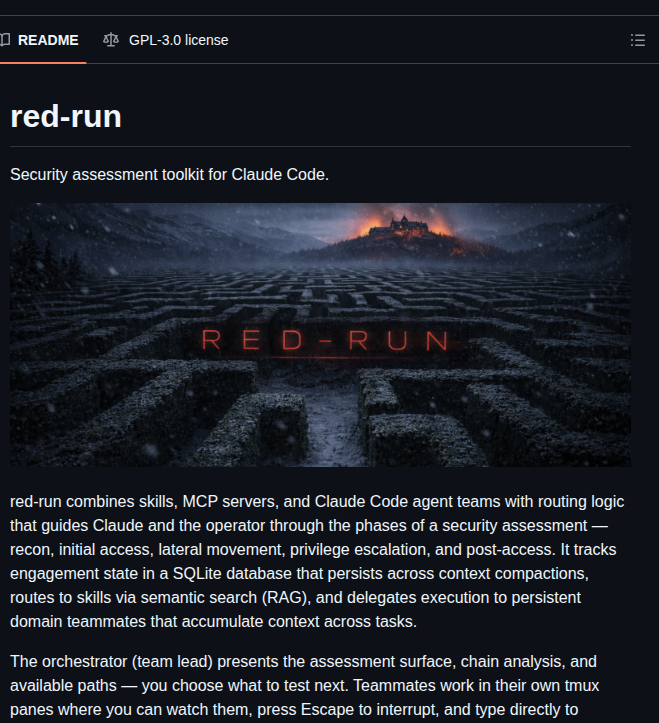 Blacklanternsecurity Red Run screenshot