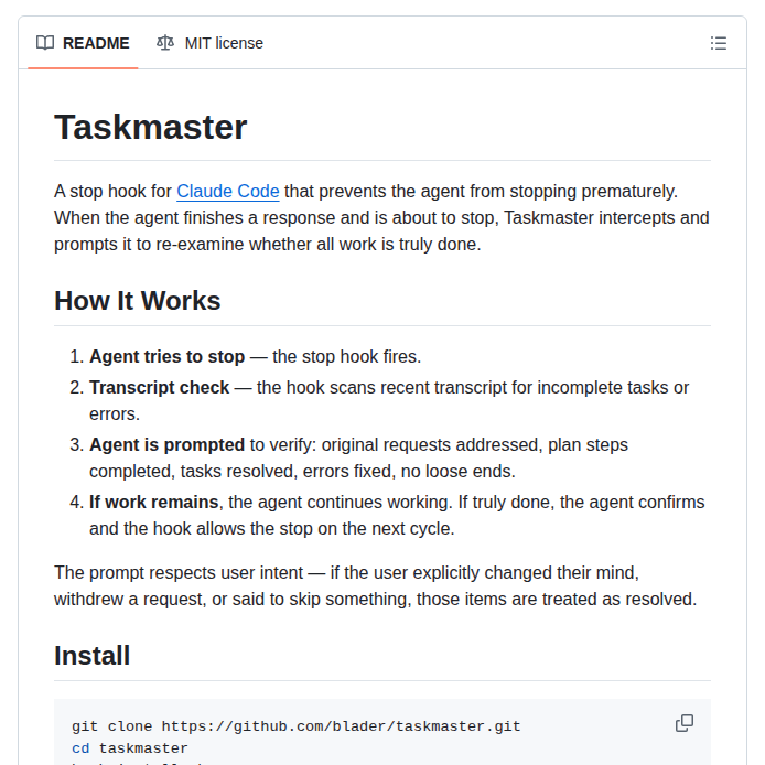 Blader Taskmaster screenshot