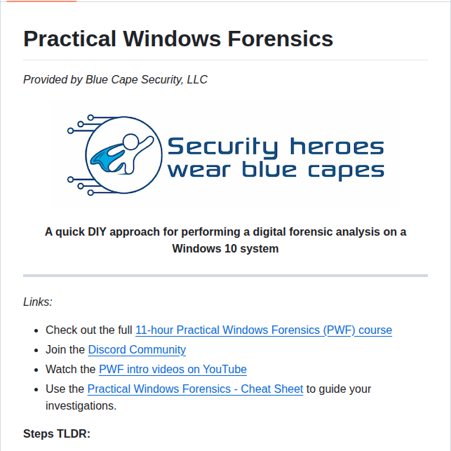 Bluecapesecurity Pwf screenshot