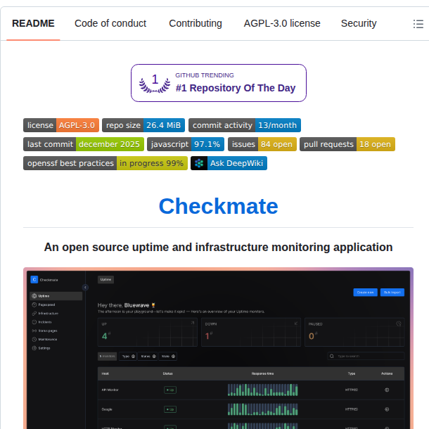 Bluewave Labs Checkmate screenshot