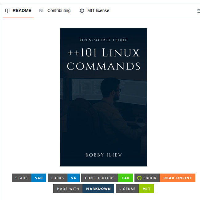 Bobbyiliev 101 Linux Commands Ebook screenshot