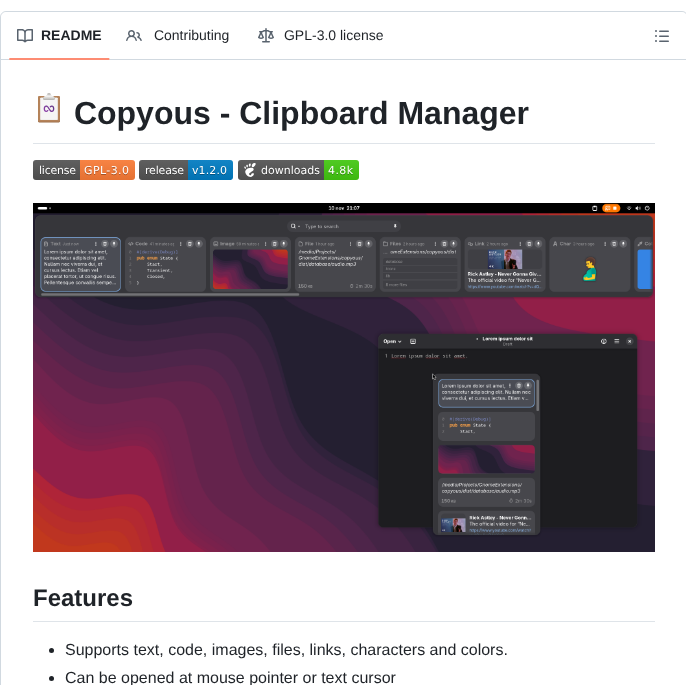 Boerdereinar Copyous screenshot