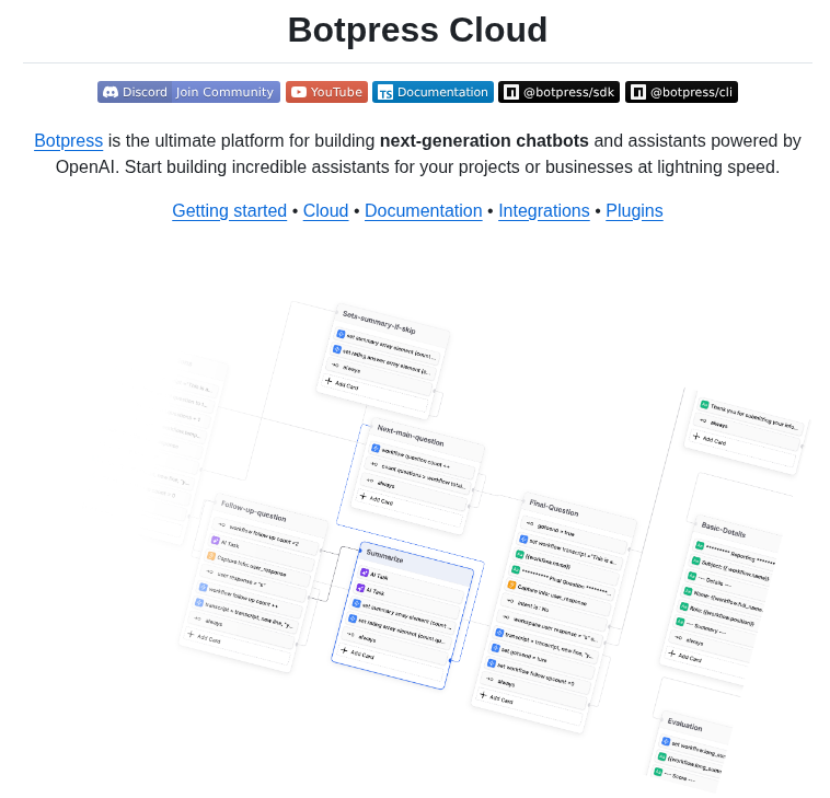 Botpress Botpress screenshot