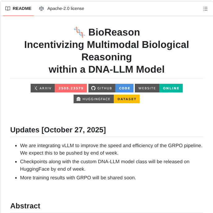Bowang Lab Bioreason screenshot