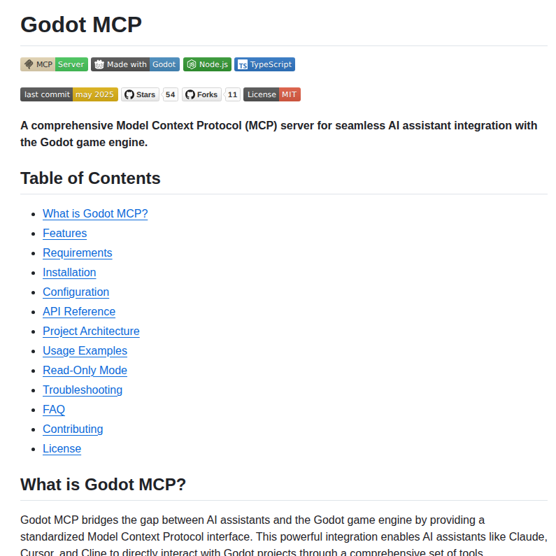 Bradypp Godot Mcp screenshot