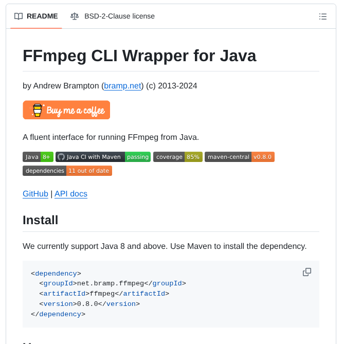Bramp Ffmpeg Cli Wrapper screenshot
