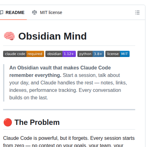 Breferrari Obsidian Mind screenshot