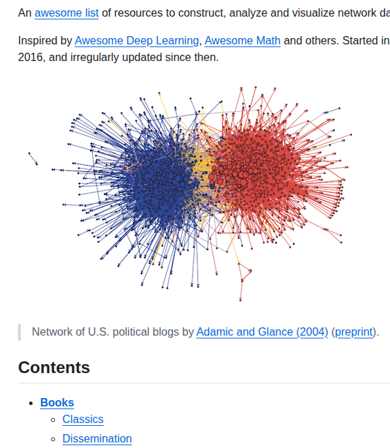 Briatte Awesome Network Analysis screenshot