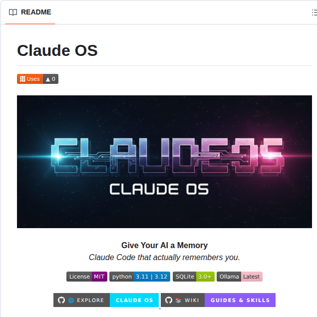 Brobertsaz Claude Os screenshot