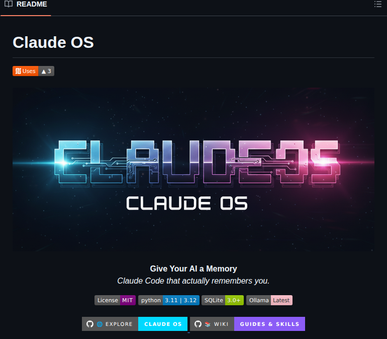 Brobertsaz Claude Os screenshot