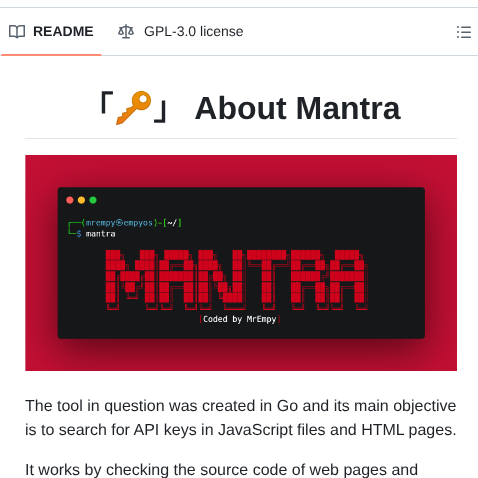 Brosck Mantra screenshot