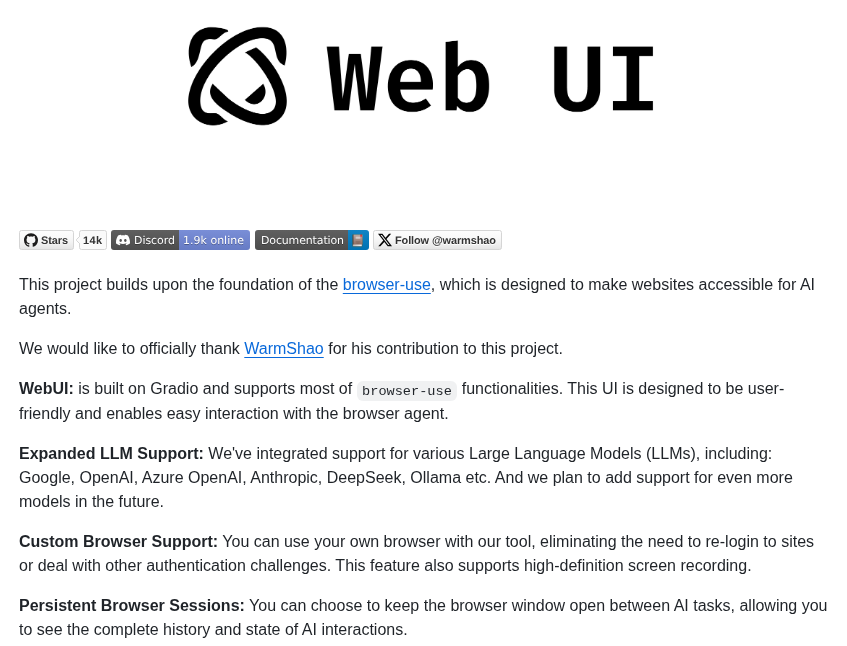 Browser Use Web Ui screenshot