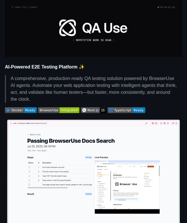 Browser Use Qa Use screenshot