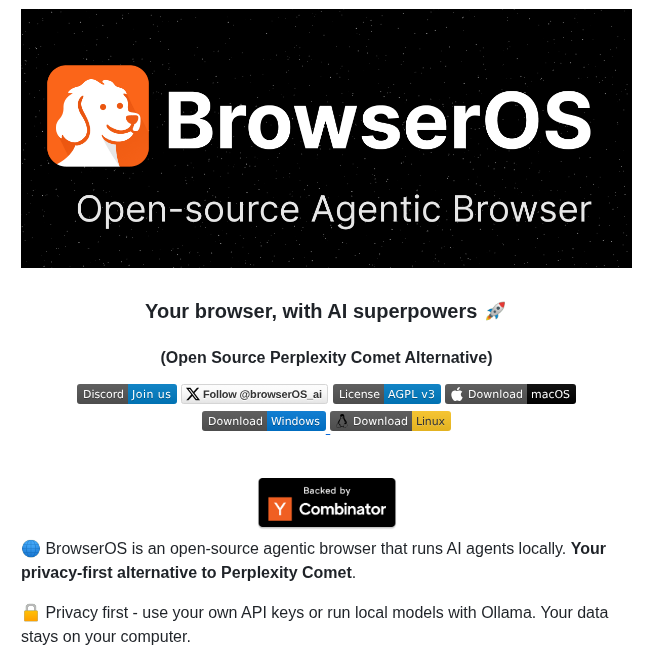 Browseros Ai Browseros screenshot